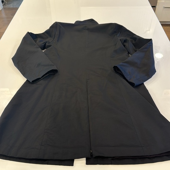 Eileen Fisher Lined Stand Collar A-Line Coat size XS - Picture 6 of 6